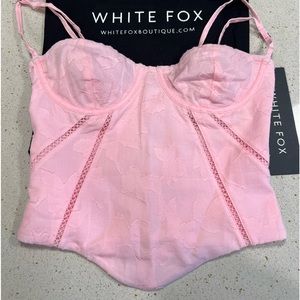 Pretty in pink bustier